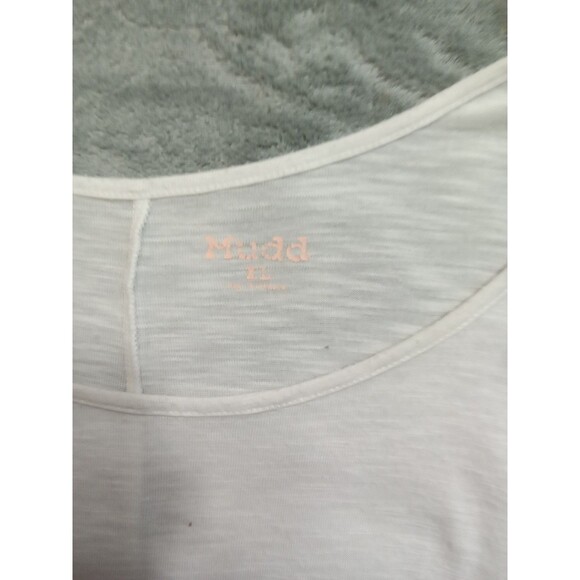Mudd Womens XL White cold‎ Shoulder Blouse Y2K Classic - Picture 5 of 9